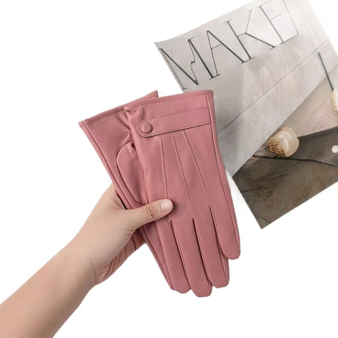 Elegant Touchscreen Leather Gloves Stornfield