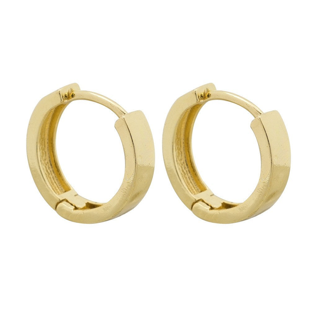 Sleek Curved Huggie Earrings Stornfield