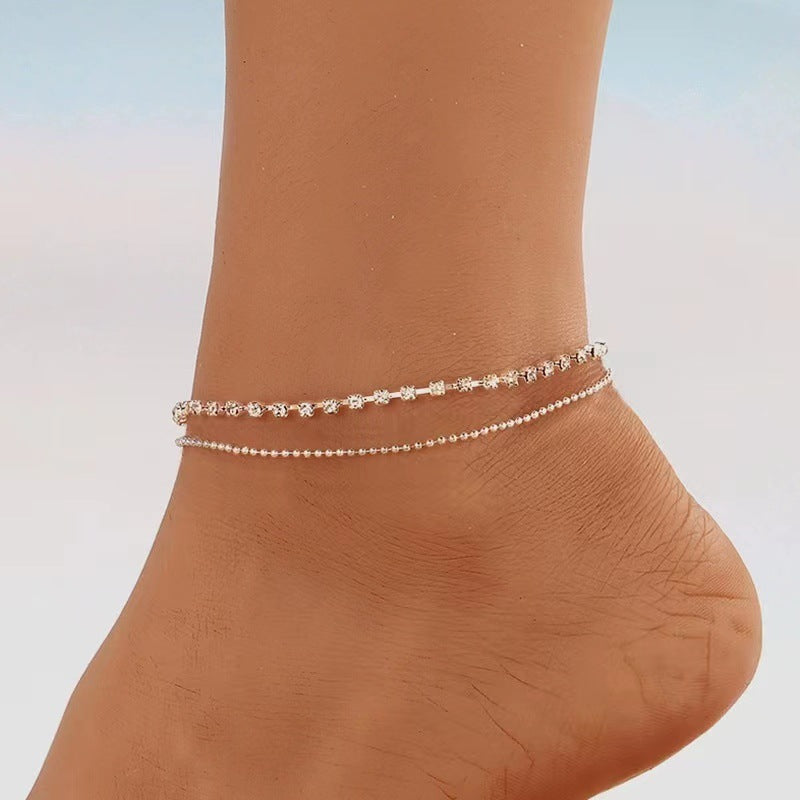 Elegant Double Layered Anklet Stornfield