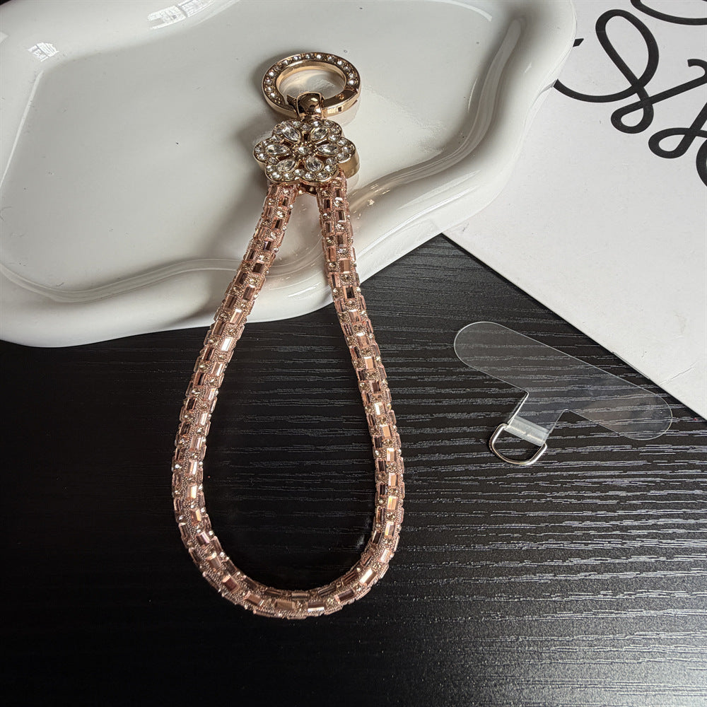 Elegant Crystal-Accented Keychain Holder Stornfield