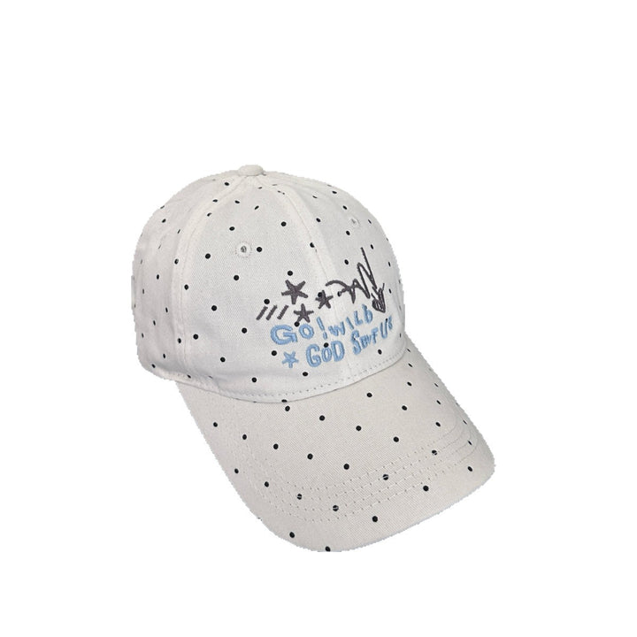 Women's Trendy Polka Dot Embroidered Baseball Cap Stornfield