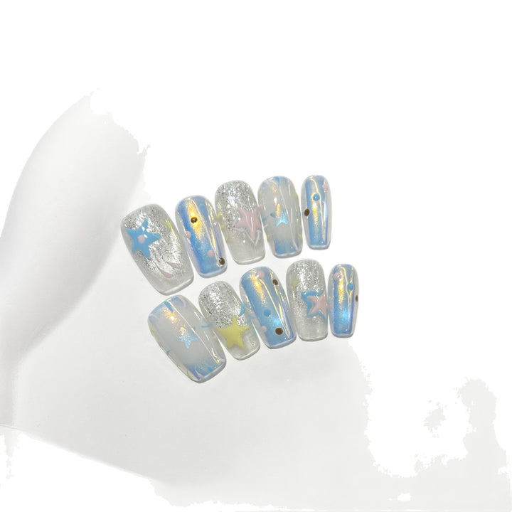 Artistic Starry Dream Press-On Nail Set Stornfield