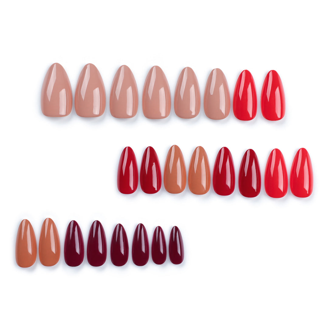 Artful nail extensions in elegant stiletto style Stornfield