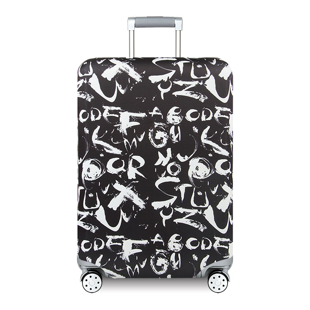Women Hard-shell Trolley with Creative Graffiti Design Stornfield