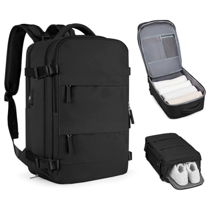 Multi-Compartment Travel Backpack Stornfield
