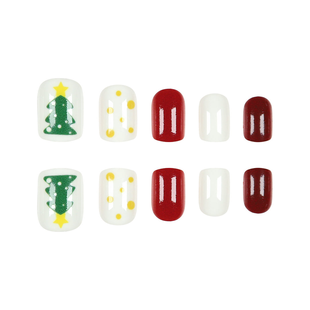 Holiday-Themed Press-On Nail Set Stornfield
