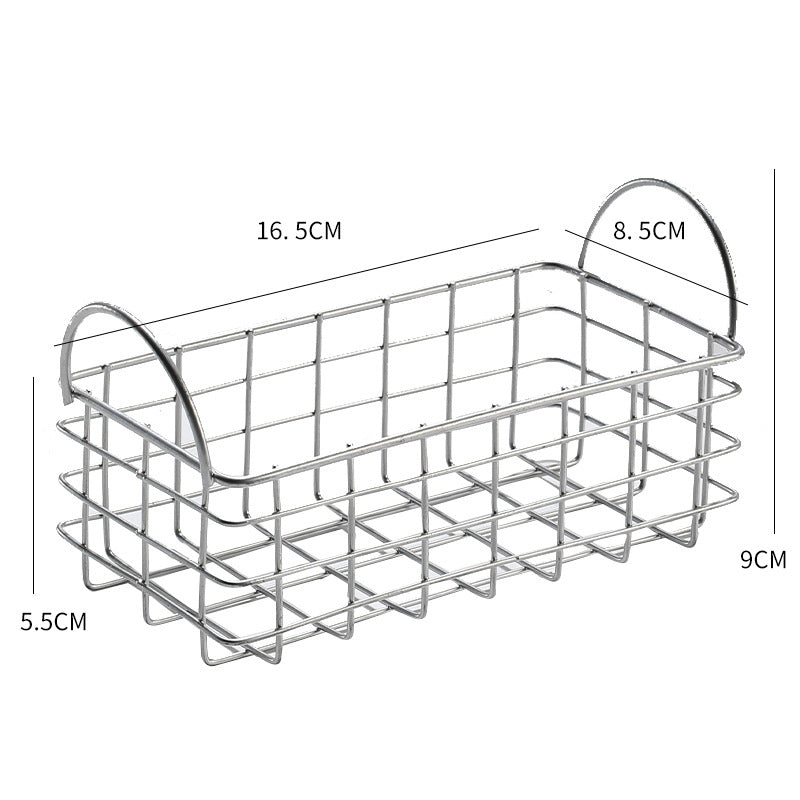 Unisex Wire Storage Basket with Ergonomic Handles Stornfield