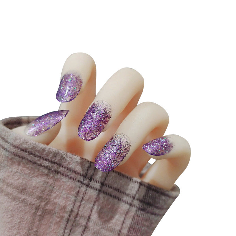 Glittering Ombre Press-On Nails