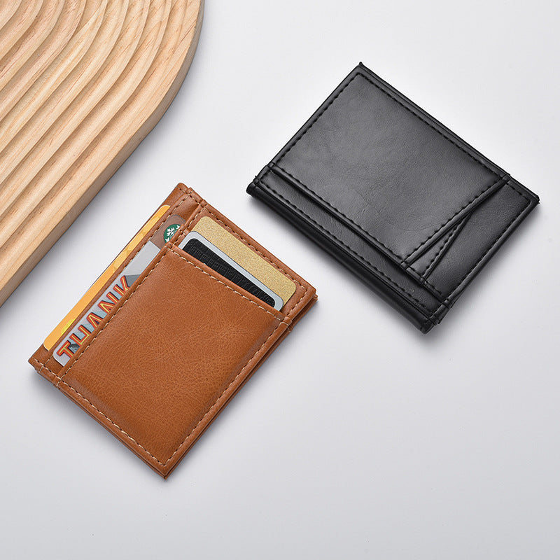 Minimalist Leather Card Wallet Stornfield