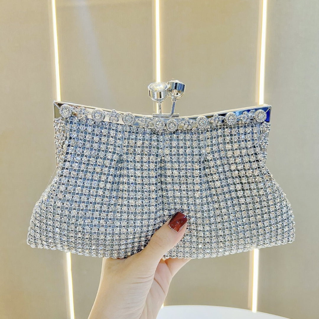 Glittering Crystal Clutch