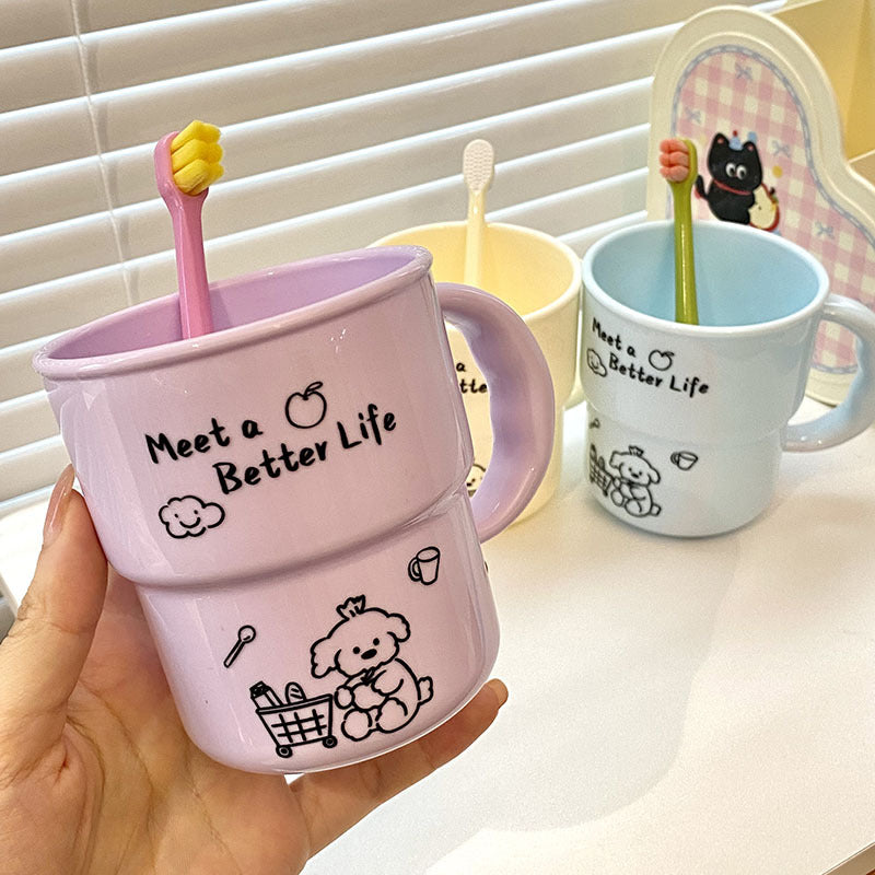 Ceramic mug with cute animal design Stornfield