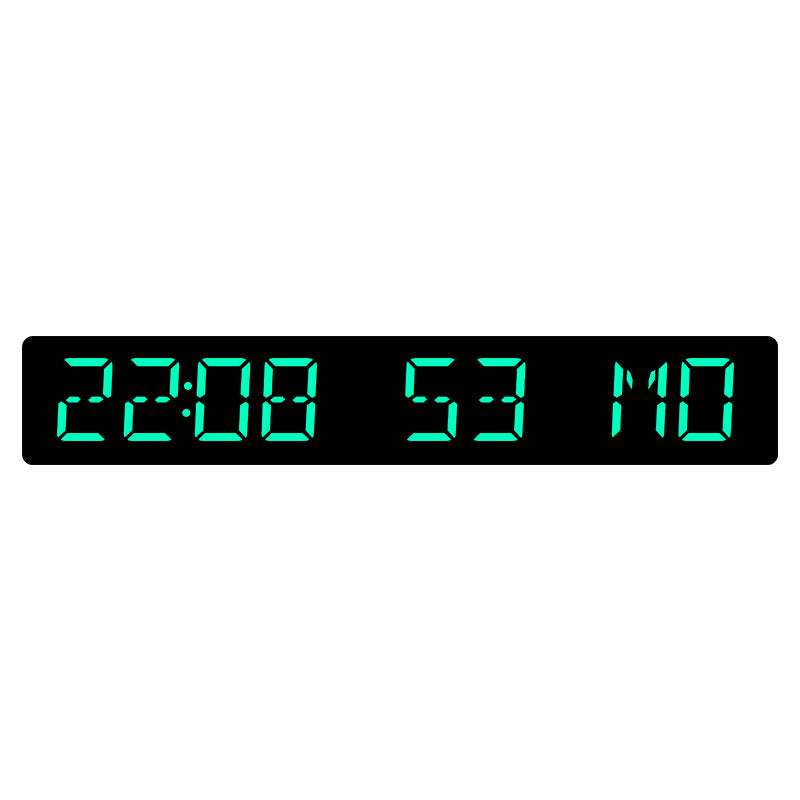 Digital wall clock with large LED display Stornfield