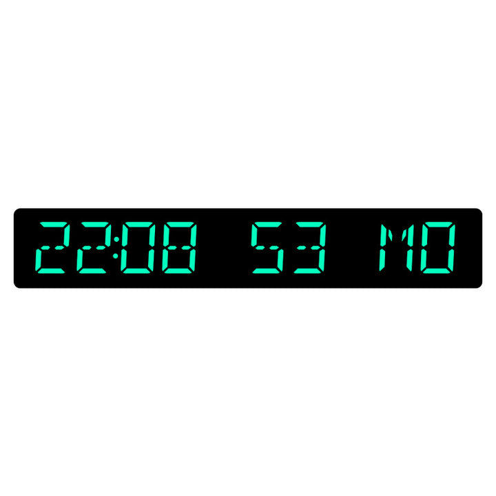 Digital wall clock with large LED display Stornfield