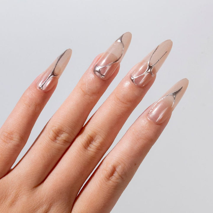 Elegant Abstract Art Press-On Nails Stornfield