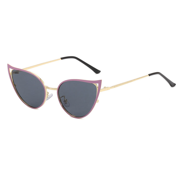 Women's Cat-Eye Sunglasses with Elegant Metal Frame and UV Protection Stornfield