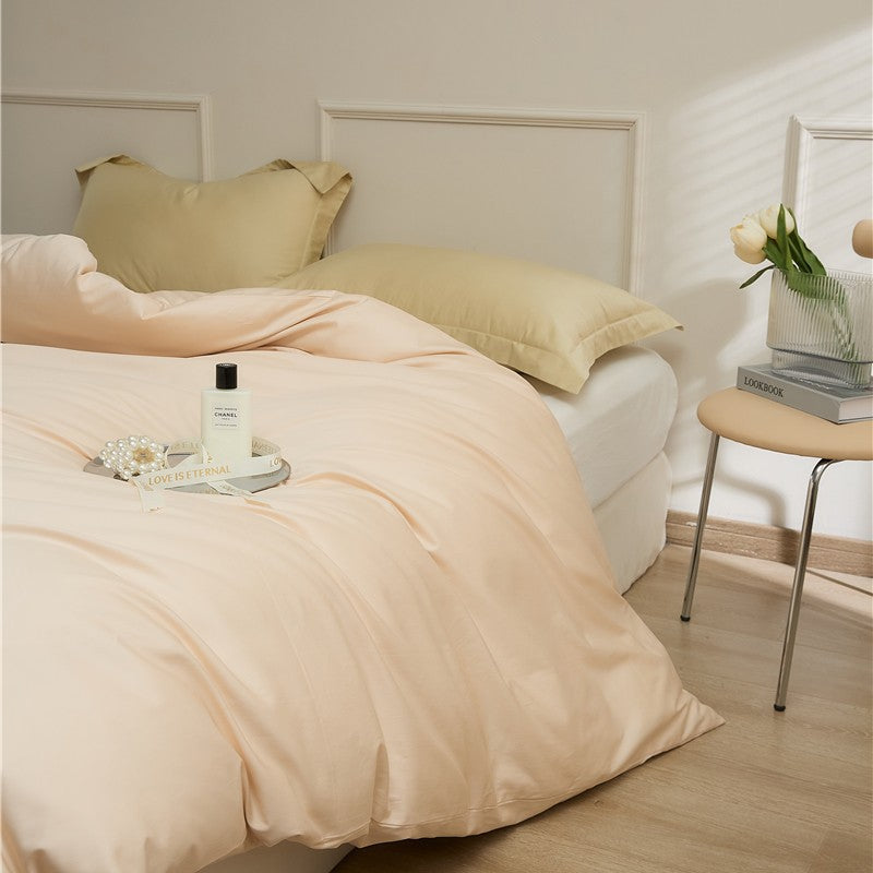 Cotton Renforcé Duvet Cover with Soft Touch Finish and Hidden Zipper