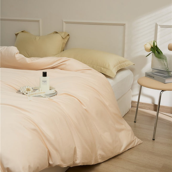 Cotton Renforcé Duvet Cover with Soft Touch Finish and Hidden Zipper