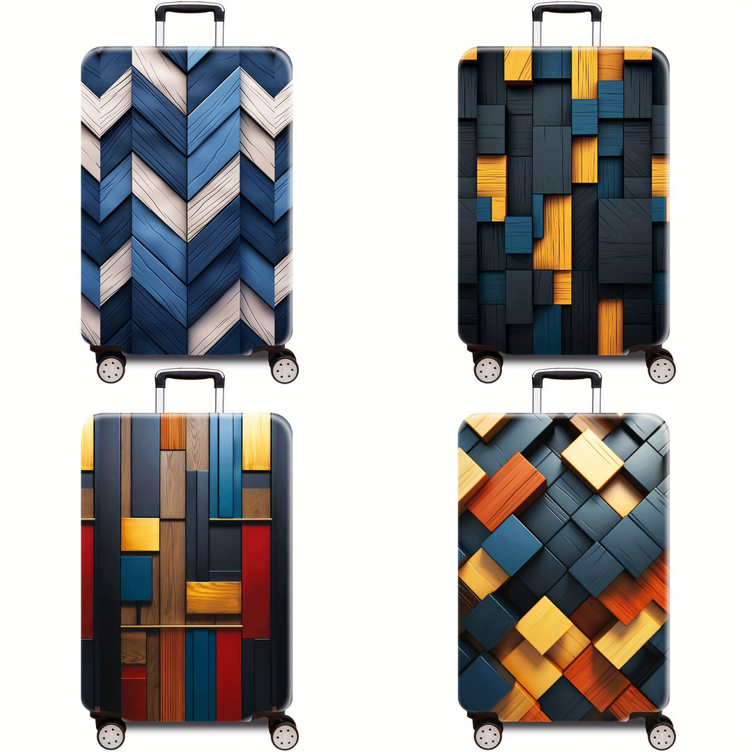 Hard Shell Luggage with Geometric Design Stornfield