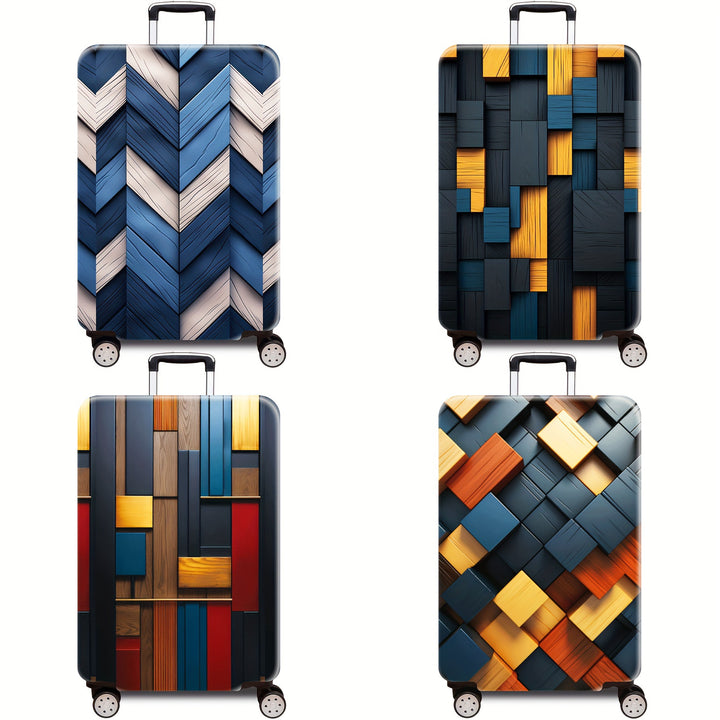 Hard Shell Luggage with Geometric Design Stornfield