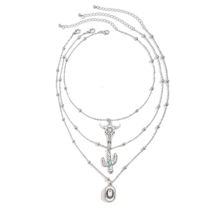 Layered Celestial Pendant Necklace Stornfield