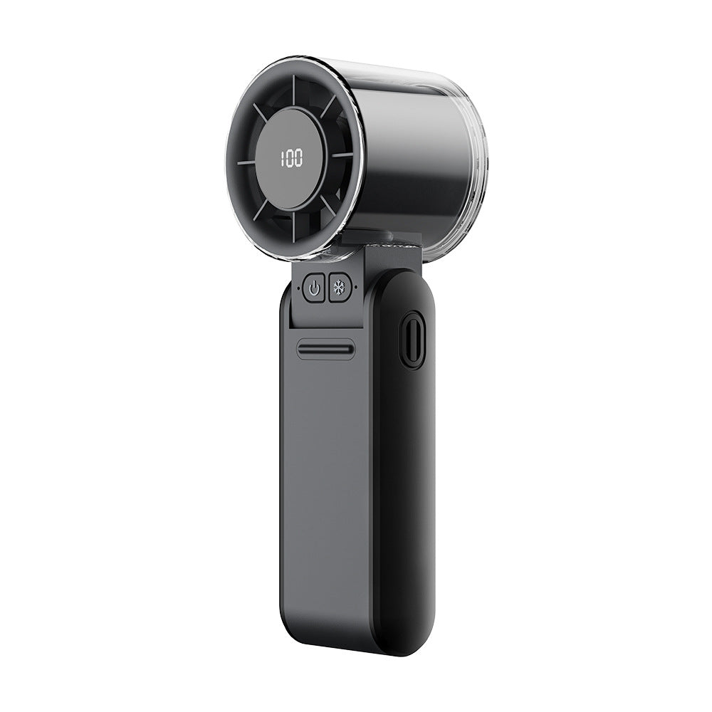 Women's Portable Mini Fan with USB Charging Function and LED Display Stornfield