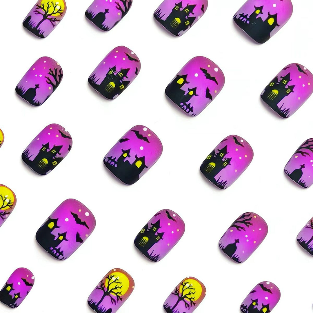 Artificial nails with creepy Halloween motif Stornfield