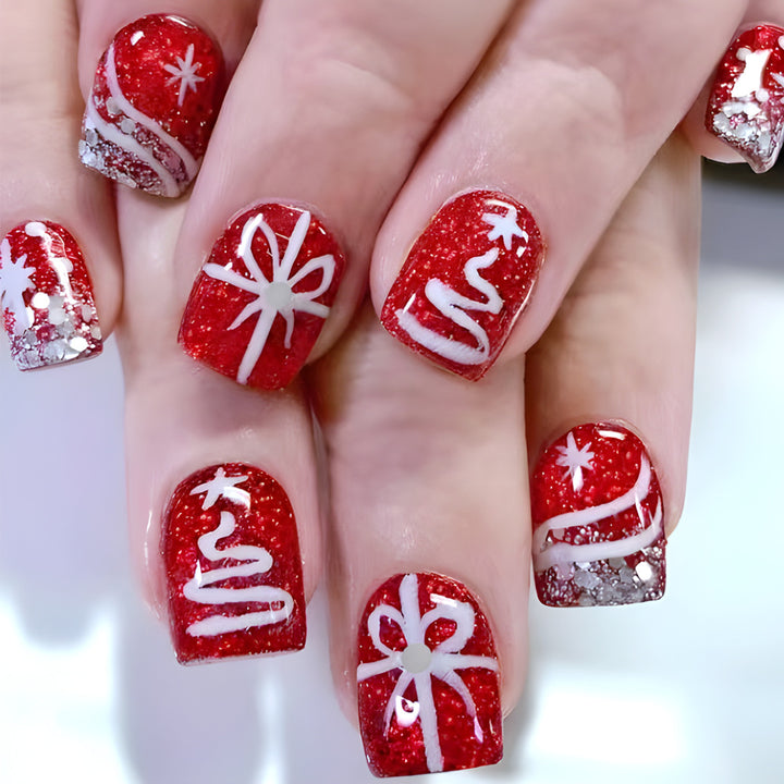 Festive Glitter Nail Art Designs Stornfield