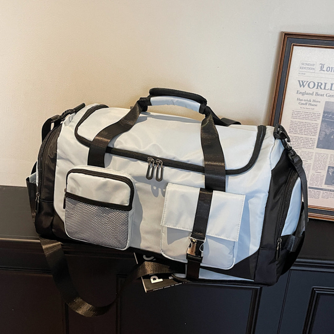 Sporty multifunctional travel bag with external pocket Stornfield