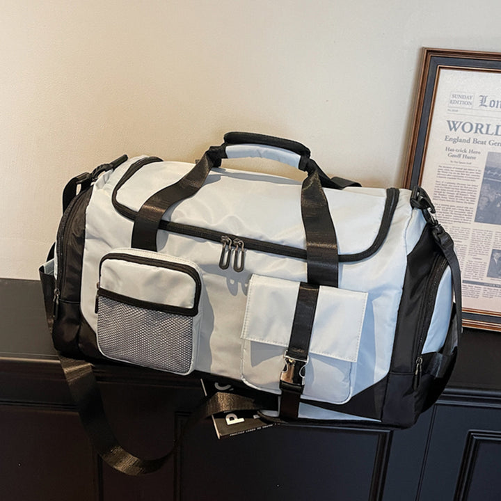 Sporty multifunctional travel bag with external pocket Stornfield