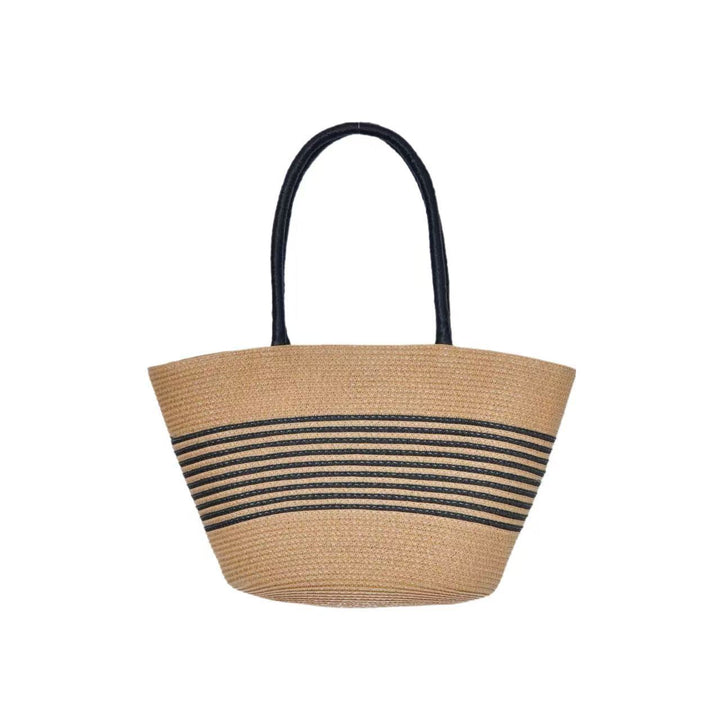 Beach bag with elegant stripe pattern and sturdy shoulder straps Stornfield