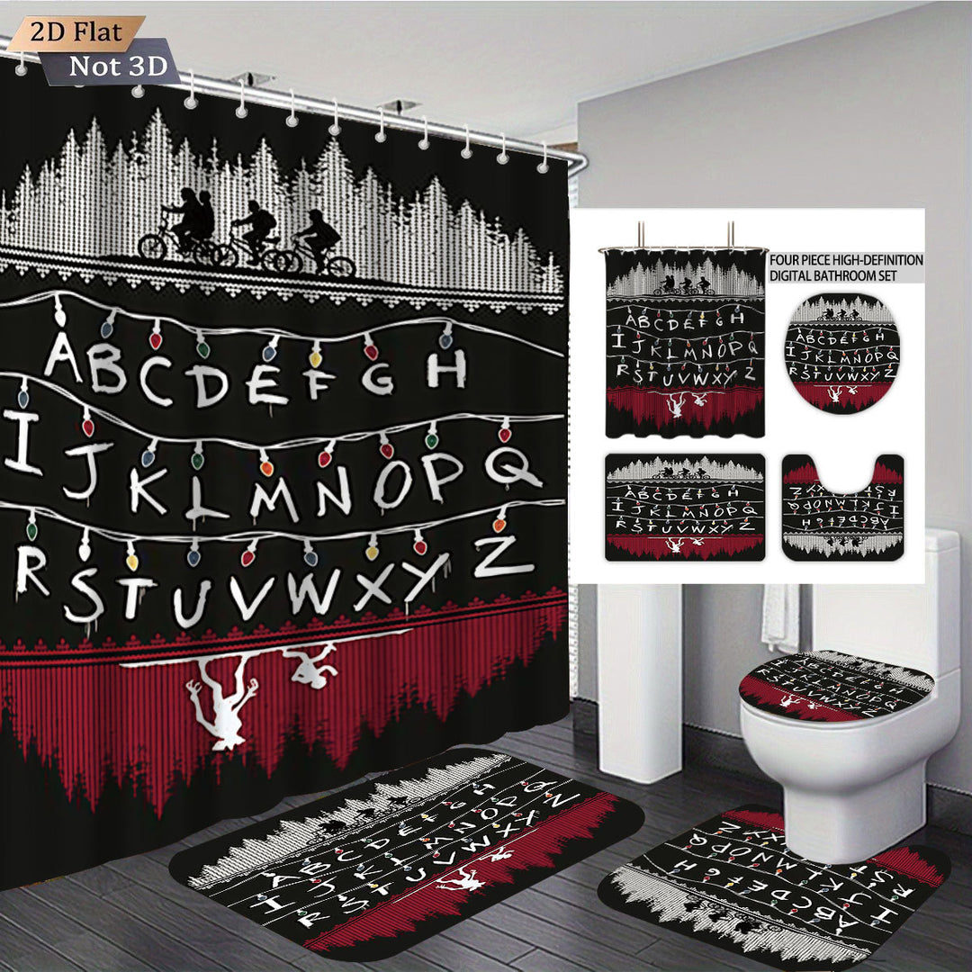 Stranger Things Adventure-Themed Digital Bathroom Set Stornfield