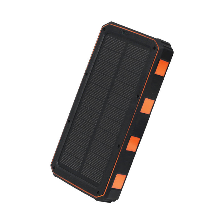 Solar-powered high-performance power bank with robust housing Stornfield