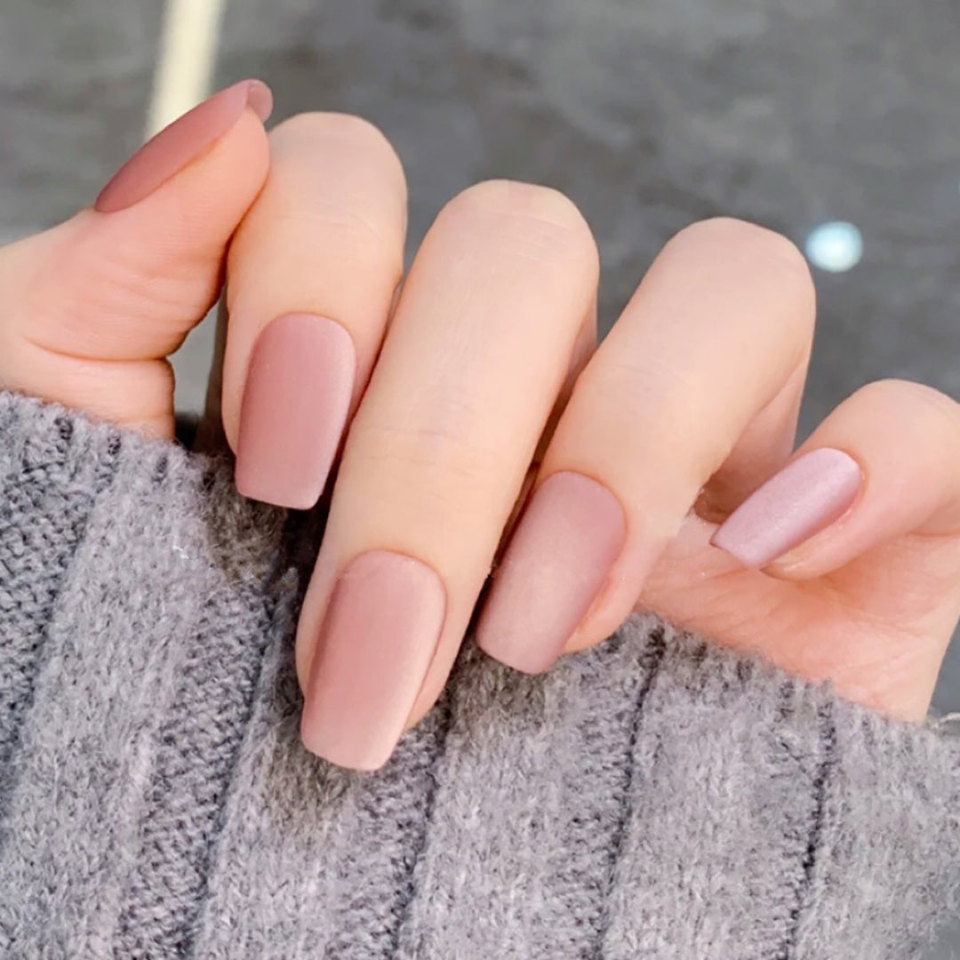 Matte Finish Press-On Nails Stornfield
