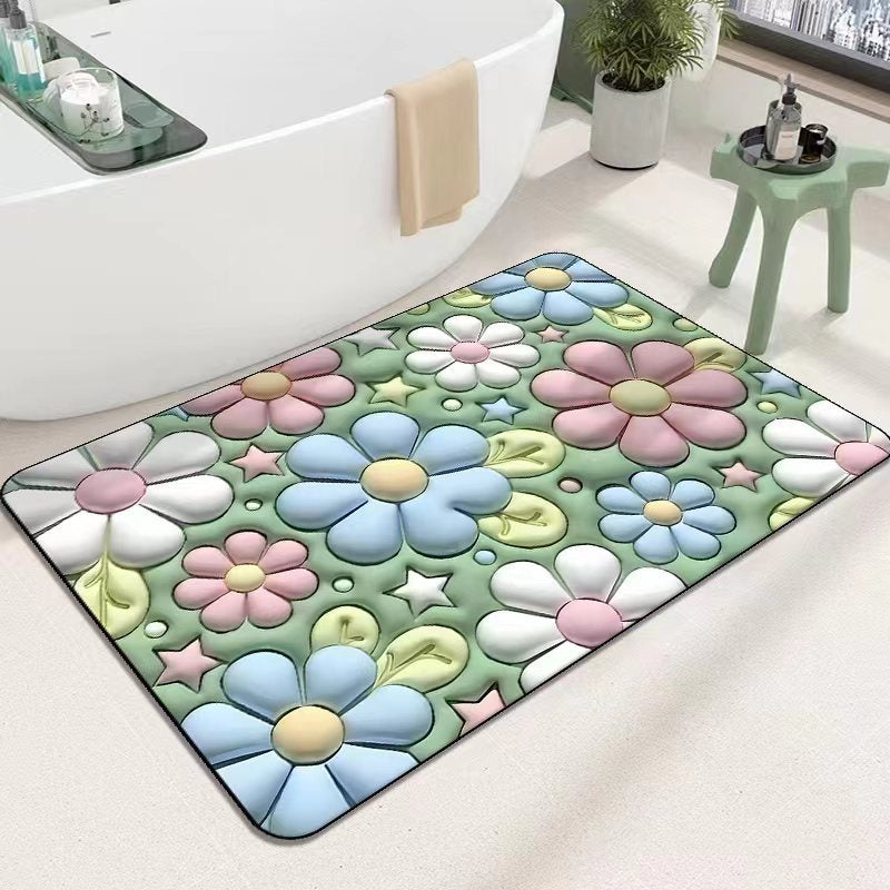 Cute Cartoon Cat Shape Bath Mat Stornfield