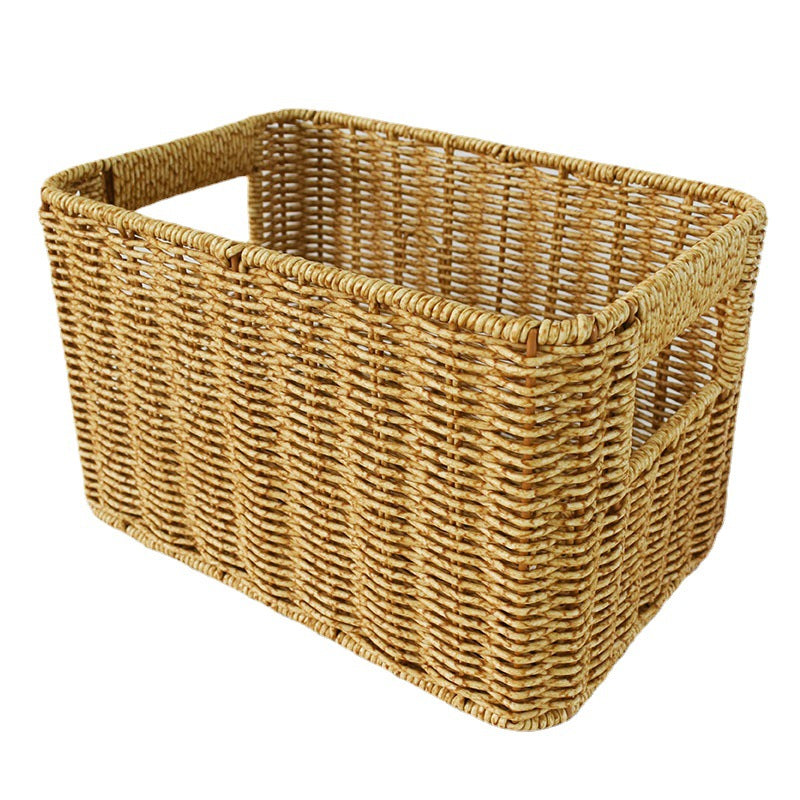 Handcrafted Natural Wicker Storage Basket Stornfield
