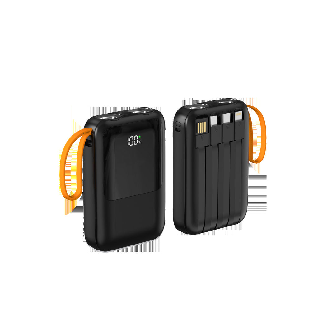 Portable power bank with versatile charging ports and LED display Stornfield