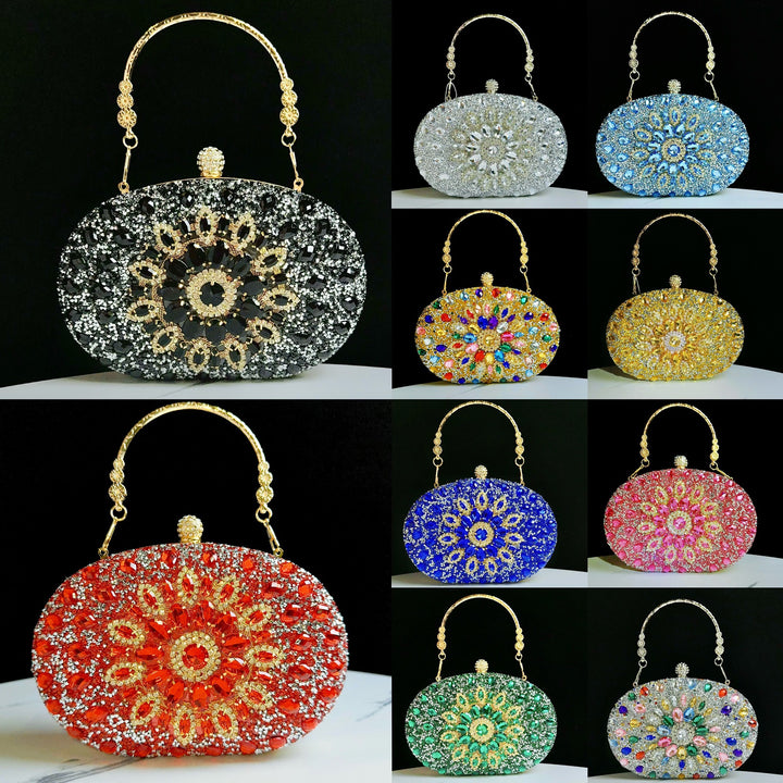 Decorative Bejeweled Evening Handbag