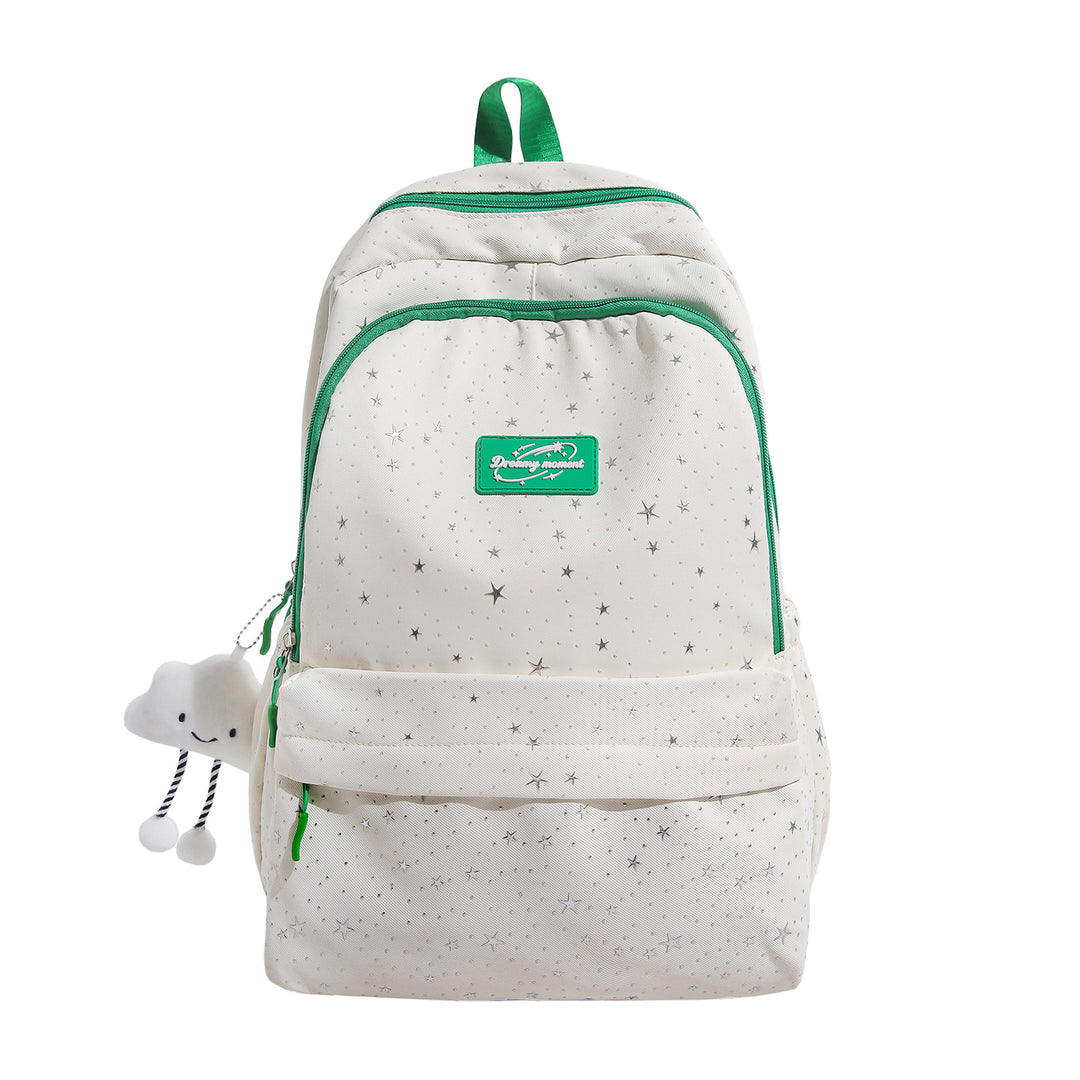 Star-Print Spacious Backpack Stornfield