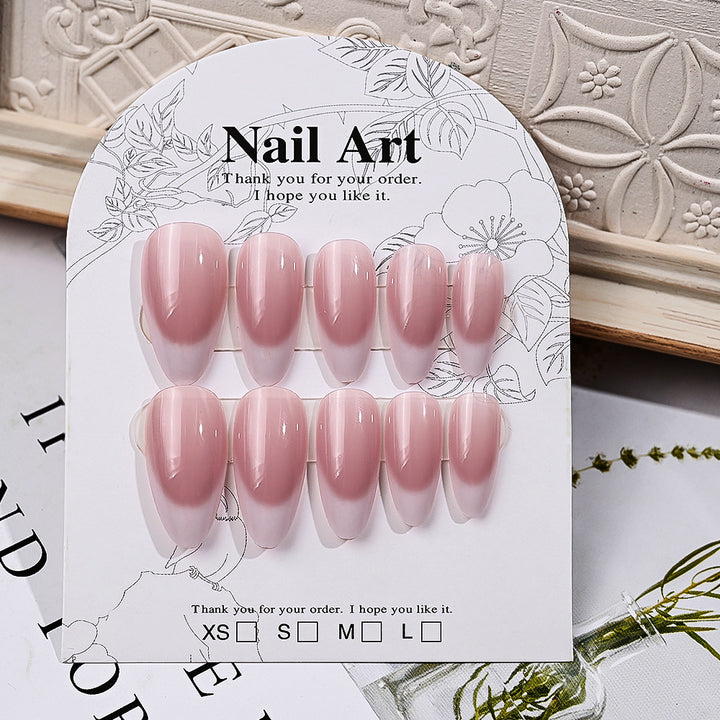 Elegant French Tip Press-On Nail Tips Stornfield