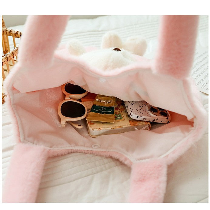 Plush Shoulder Bag with Cute Bear Design Stornfield