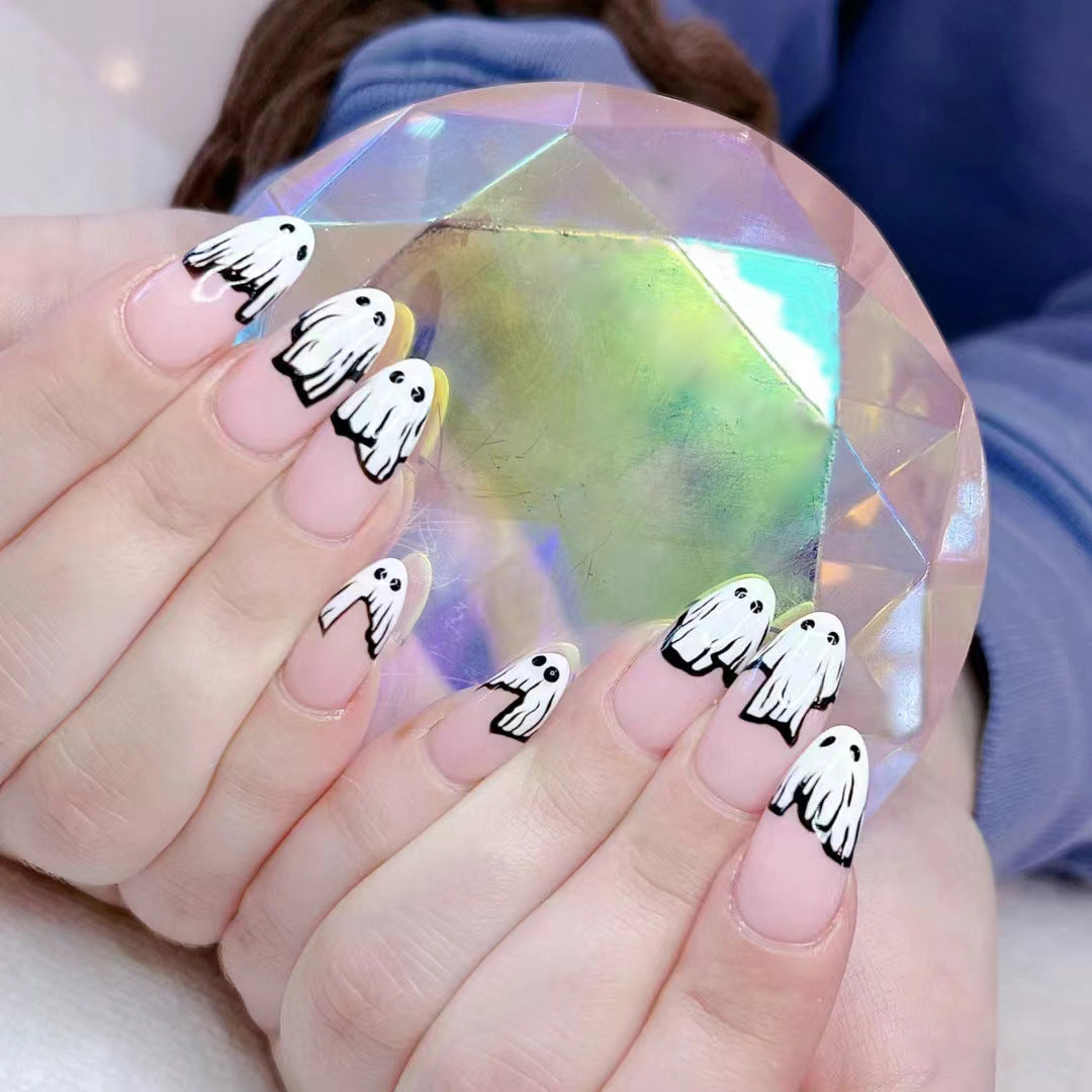 Ghost-Themed Nail Art Set