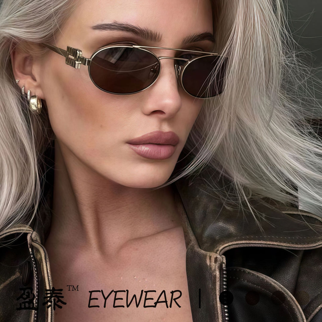 Women’s fashionable glasses with elegant metal frame and unique design Stornfield