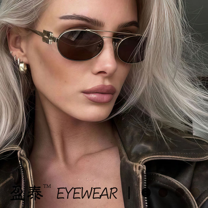 Women’s fashionable glasses with elegant metal frame and unique design Stornfield