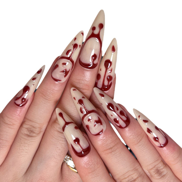 Artistic Halloween Themed Nail Art Stornfield