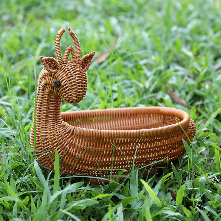 Unisex Braided Decoration Basket in Duck Shape Stornfield