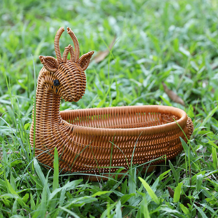Decorative Woven Duck-Shaped Storage Basket Stornfield