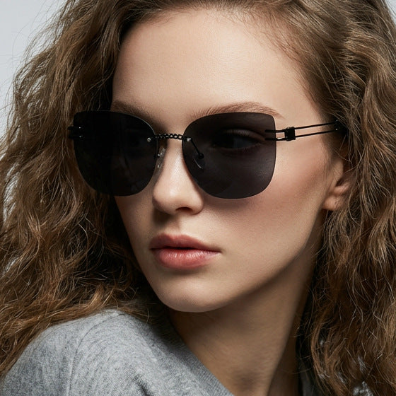 Women's Oversized Sunglasses with Stylish Gradient and Unique Frame Stornfield