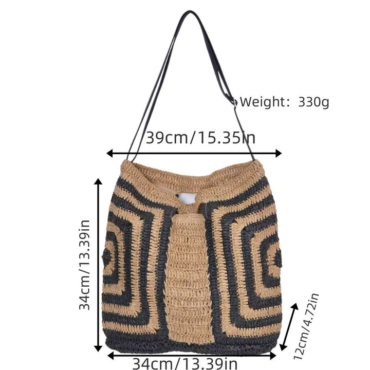 Practical Shopper Bag Made of Natural Material with Graphic Design Stornfield