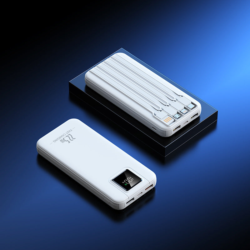 Portable power bank with intelligent fast charging function and digital charge level display Stornfield