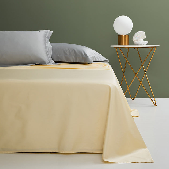 Premium Microfiber Sheet Set with Deep-Pocket Fitted Sheet and Silky Cooling Finish